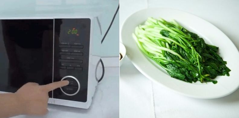 Mẹo luộc rau bằng lò vi sóng, tiện dụng, độc đáo