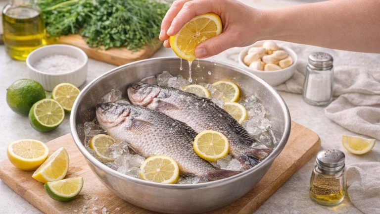 Cách khử mùi tanh của cá bằng chanh và muối