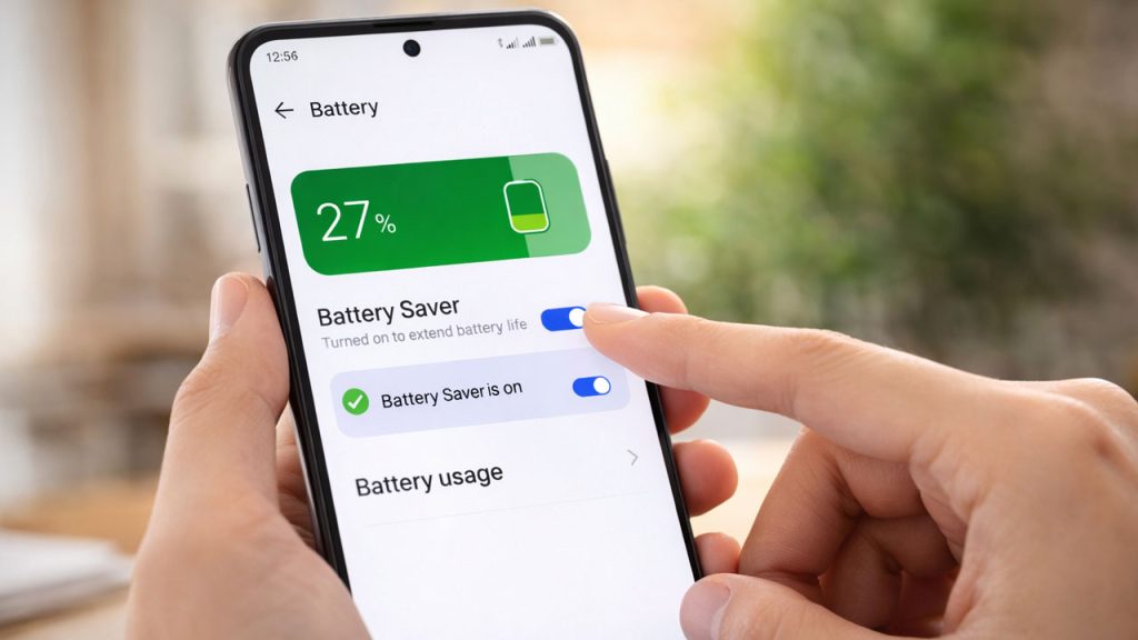 Bật chế độ tiết kiệm pin trên điện thoại giúp kéo dài thời gian sử dụng pin mỗi ngày