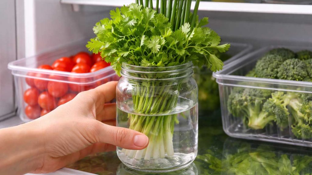 Bảo quản rau như hoa