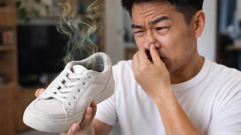 Người phát hiện mùi hôi từ giày gây khó chịu và mất tự tin
