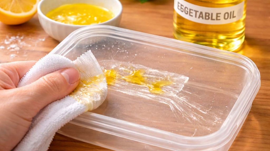 Cách Làm Sạch Vết Băng Keo Dính Bằng Dầu Ăn