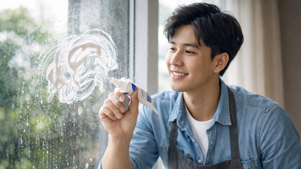 Dùng kem đánh răng để xử lý vết bẩn cứng đầu