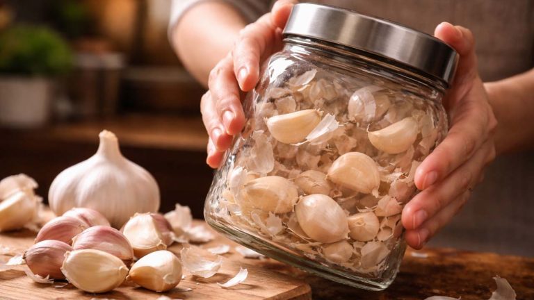 Mẹo bóc tỏi nhanh trong 10 giây