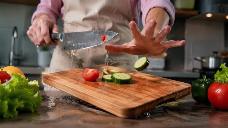 Mẹo giữ thớt không trượt khi cắt giúp nấu ăn an toàn hơn