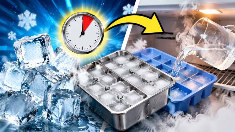 Mẹo làm đá nhanh hơn với khay đá và tủ lạnh giúp tiết kiệm thời gian
