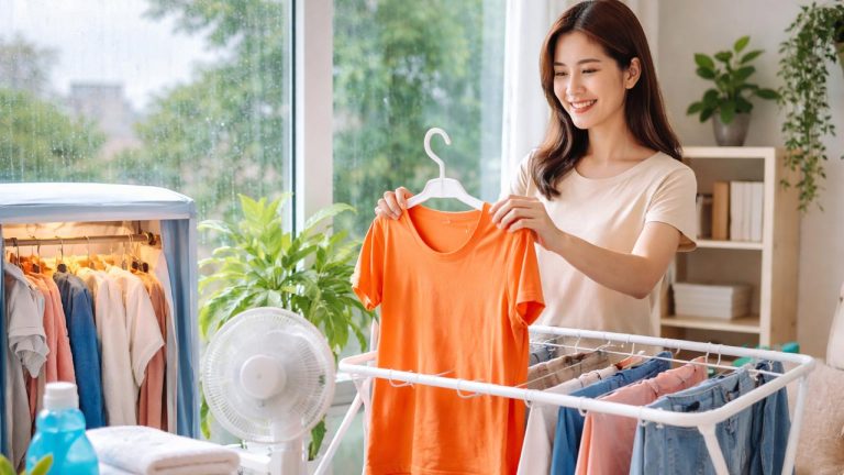 Mẹo làm khô quần áo nhanh mùa mưa hiệu quả tại nhà