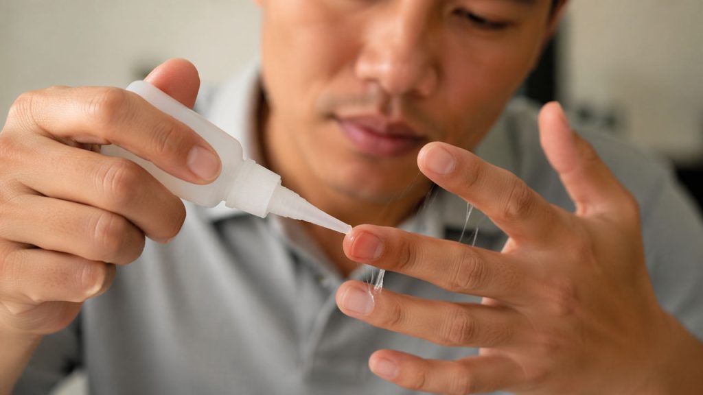 Mẹo xử lý tay bị dính keo 502 nhanh chóng, an toàn tại nhà