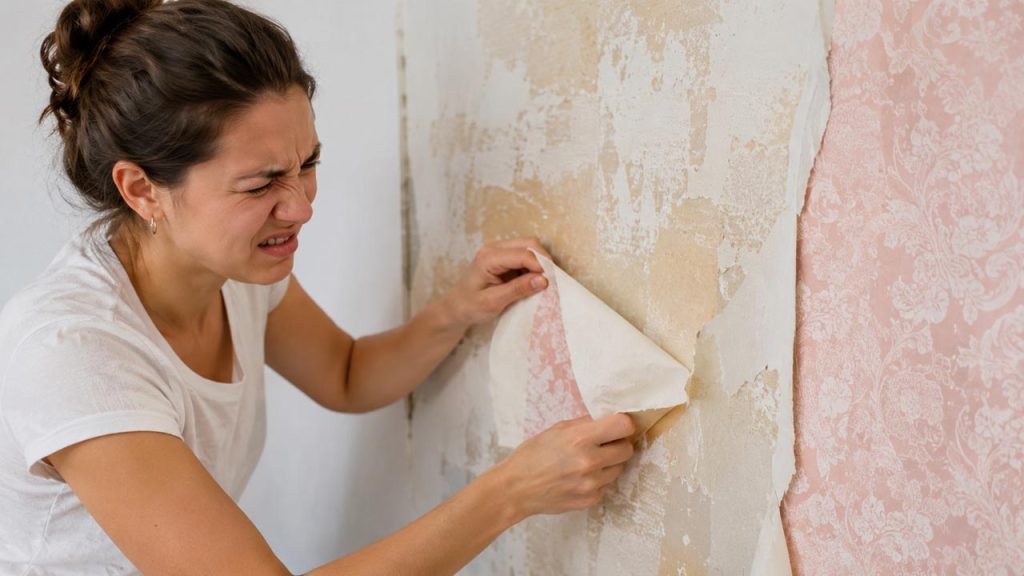 5 Mẹo Bóc Giấy Dán Tường Dễ Dàng Và Không Bị Tróc Sơn