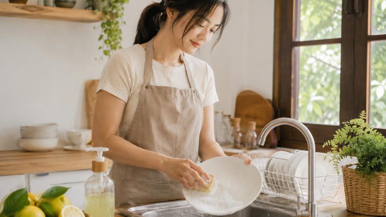 Mẹo làm nước rửa chén tự nhiên tại nhà bằng chanh và nguyên liệu thiên nhiên