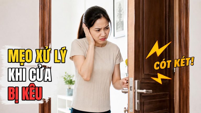 Mẹo xử lý khi cửa bị kêu hiệu quả khi mở cửa phát ra tiếng cót két