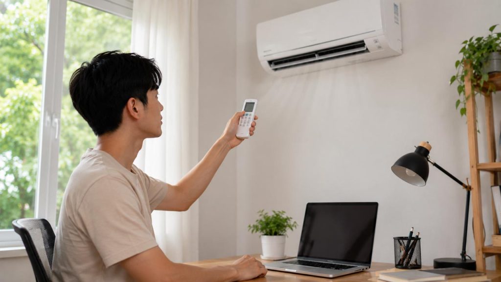 Bật chế độ hút ẩm của điều hòa khi cần