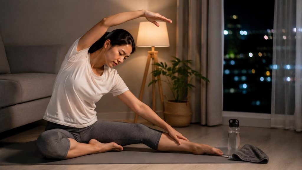 Hạn chế vận động quá sức buổi tối