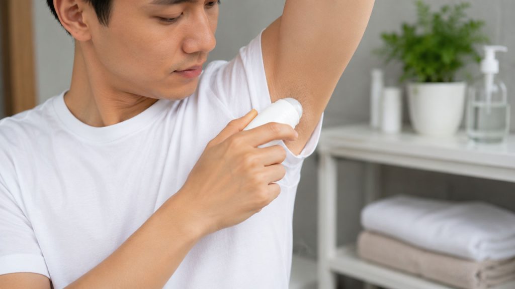 Không dùng quá nhiều lăn khử mùi để tránh vàng áo