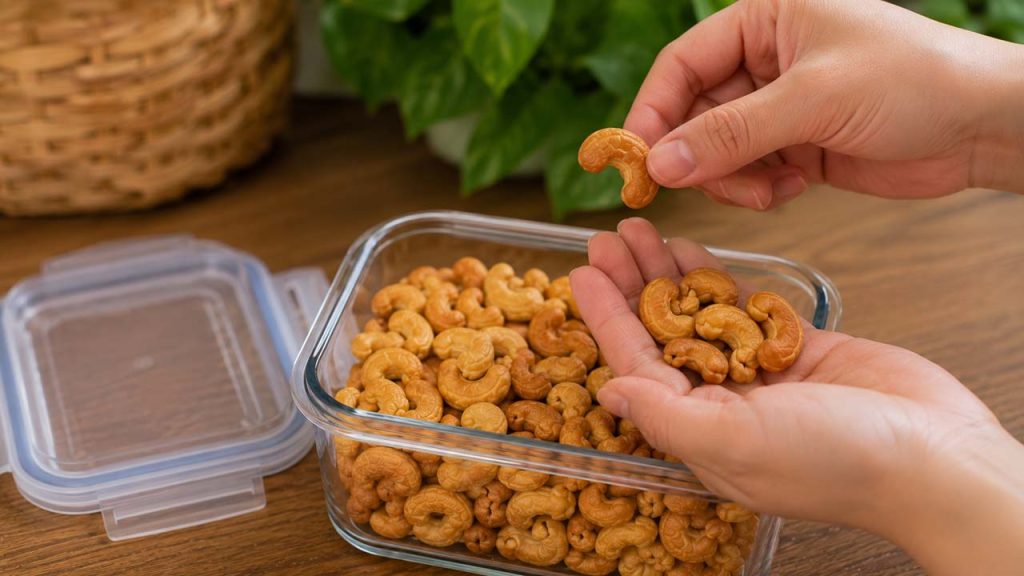 Kiểm tra hạt điều định kỳ trước khi sử dụng