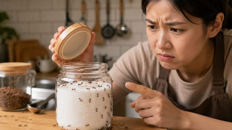 Người phát hiện kiến bò vào hũ đường và cảm thấy khó chịu trong nhà bếp - Mẹo chống kiến bò vào đường và bánh kẹo hiệu quả tại nhà