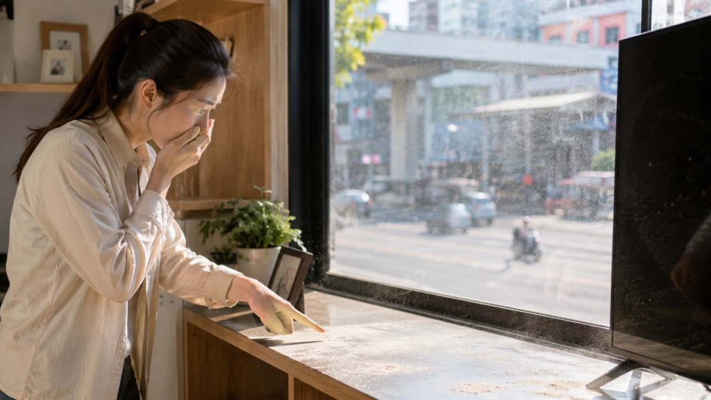 Mẹo Giữ Nhà Ít Bụi Dù Gần Đường Lớn – 10 Cách Hiệu Quả Giúp Không Gian Luôn Sạch Sẽ