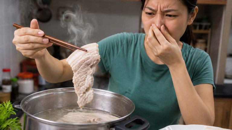 Mẹo khử mùi tanh thịt heo khi luộc bằng cách xử lý đúng trước khi nấu