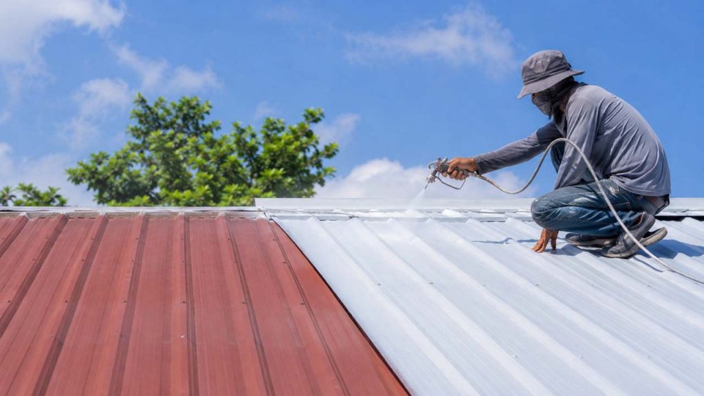 Sơn chống nóng mái tôn giúp phản xạ nhiệt từ ánh nắng mặt trời