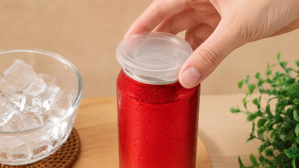 Sử dụng nắp đậy chuyên dụng cho lon nước ngọt để giữ ga