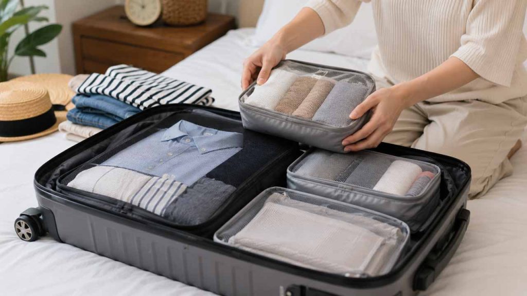 Túi đựng quần áo chuyên dụng giúp giữ quần áo không nhăn trong vali