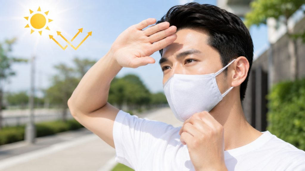 Tránh nắng sau khi cạo râu để hạn chế kích ứng da