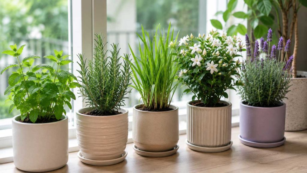 Trồng một vài loại cây thơm giúp tạo hương thơm tự nhiên cho ngôi nhà