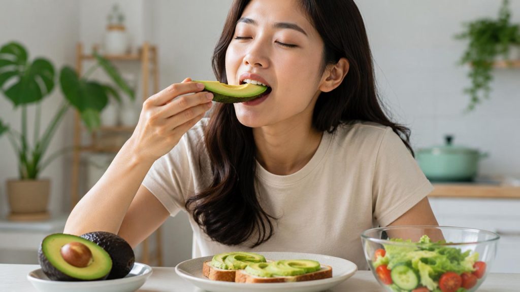 Ăn bơ giúp giảm cay miệng nhờ chất béo tự nhiên