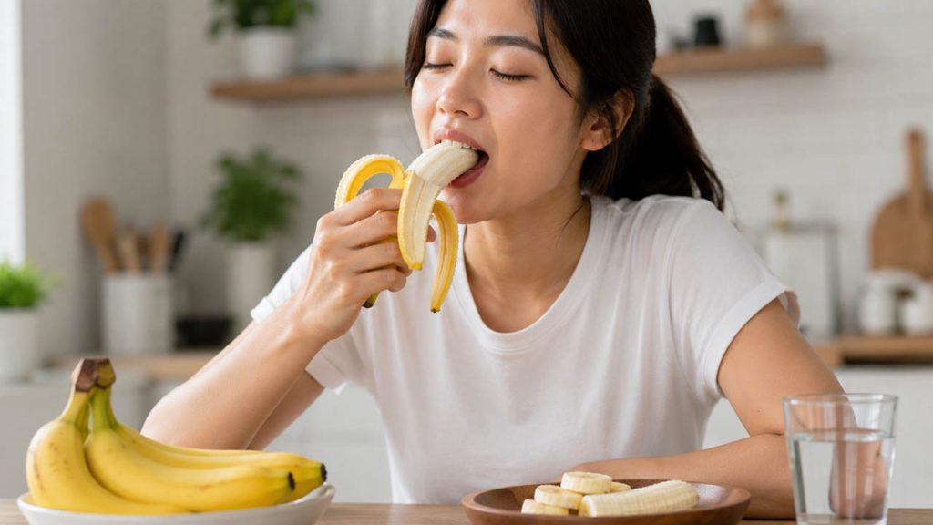 Ăn chuối giúp giảm cay miệng sau khi ăn ớt