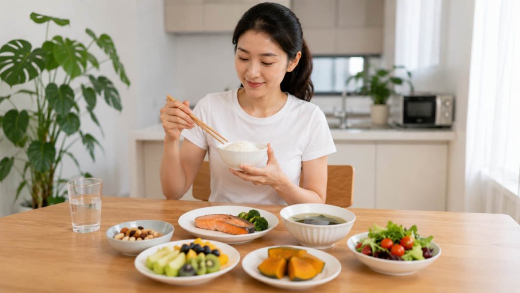 Ăn uống đầy đủ và không bỏ bữa giúp hạn chế chóng mặt