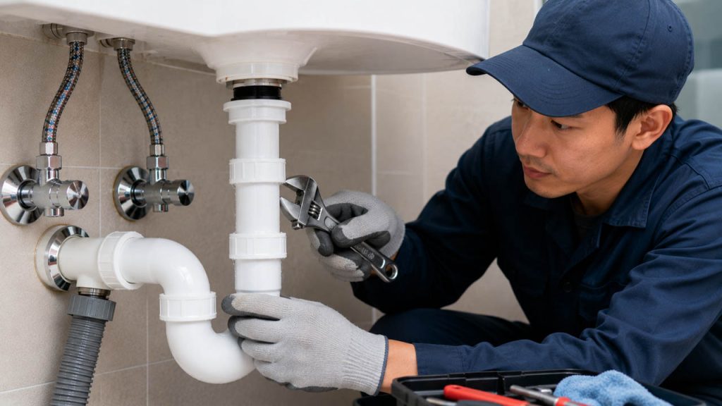 Bảo dưỡng định kỳ ống thoát nước bồn rửa mặt