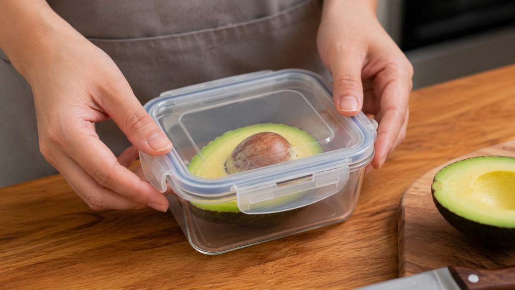 Bảo quản bơ trong hộp kín