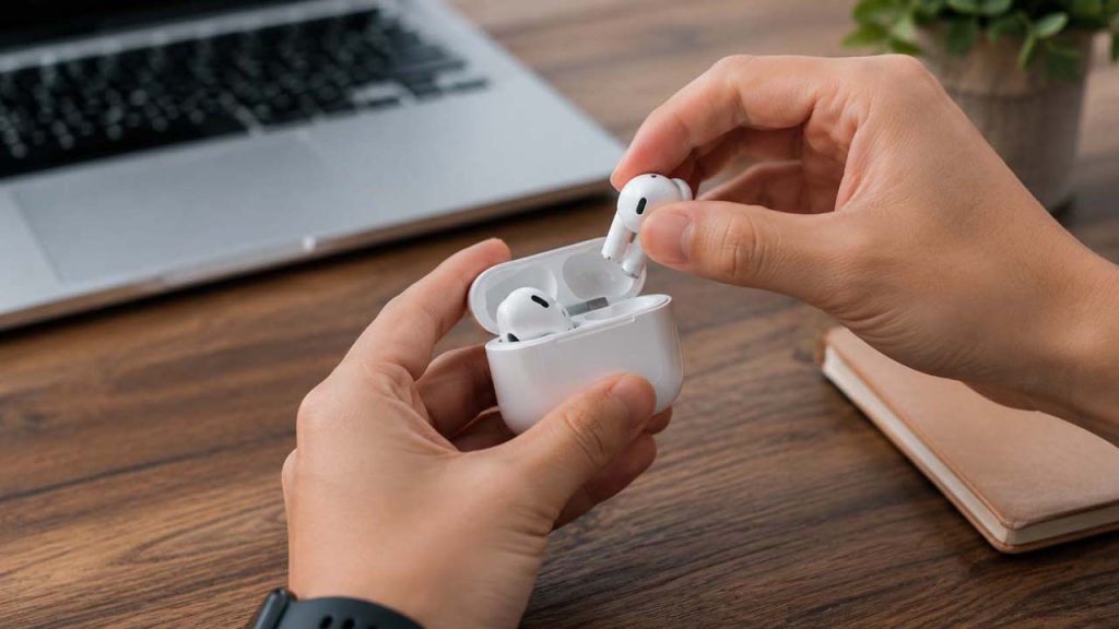 Cất tai nghe Bluetooth vào hộp sạc sau khi sử dụng
