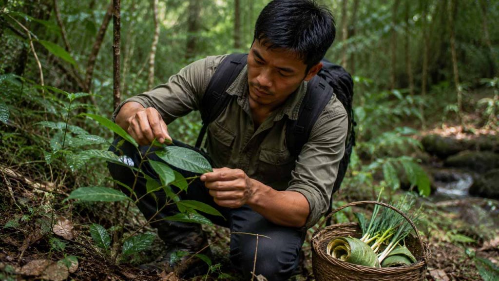 Chỉ sử dụng những loại thực vật đã biết là an toàn trong rừng