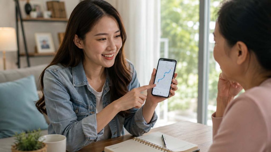 Chia sẻ lịch trình với người thân khi đi du lịch