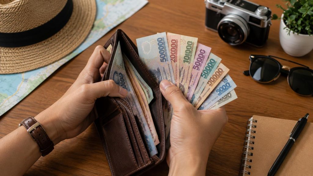 Chuẩn bị tiền mặt với nhiều mệnh giá