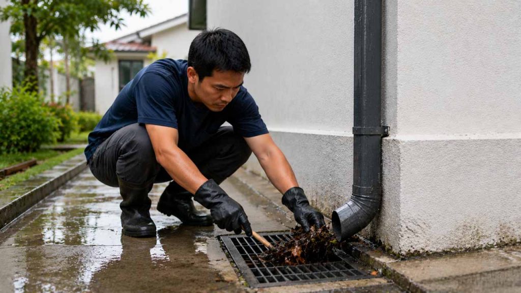 Đảm bảo hệ thống thoát nước hoạt động tốt