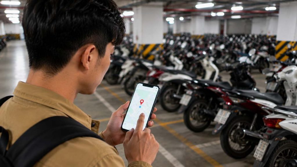 Đánh dấu vị trí trên điện thoại