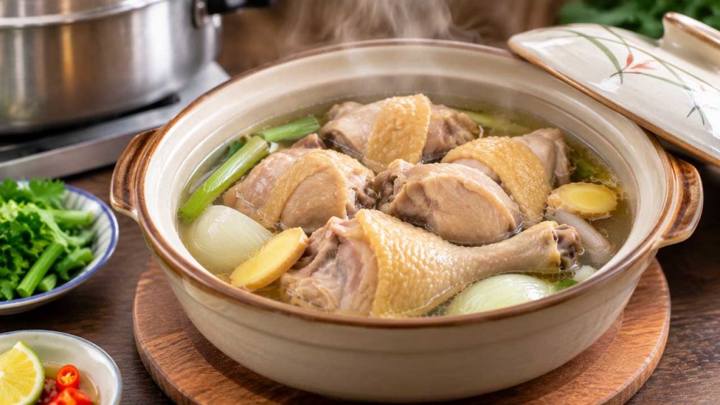 Để thịt gà nghỉ sau khi nấu giúp thịt mềm mọng hơn