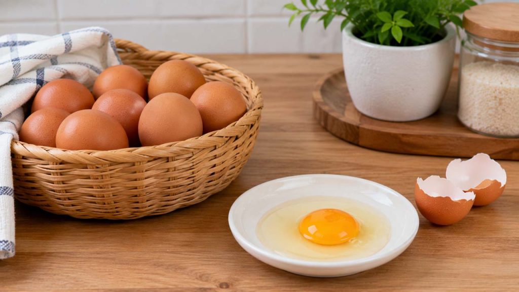 Để trứng ở nhiệt độ phòng