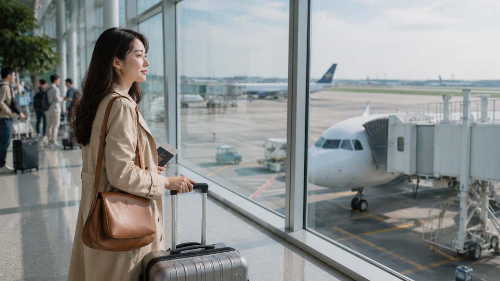 Đến sân bay sớm để làm thủ tục