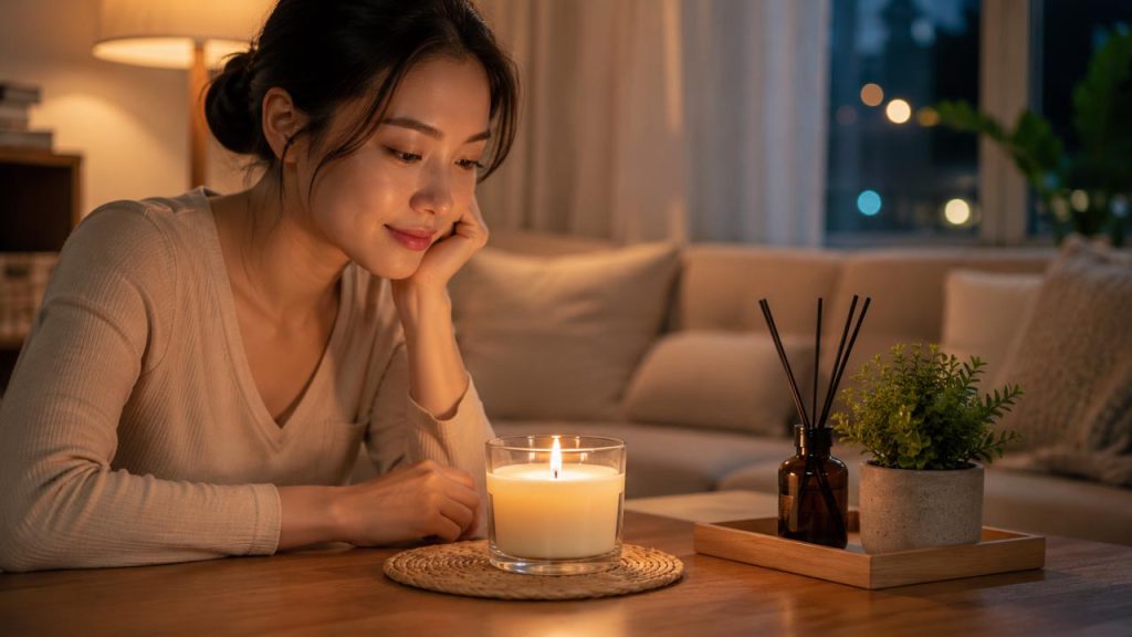 Đốt nến đủ lâu trong lần sử dụng đầu tiên