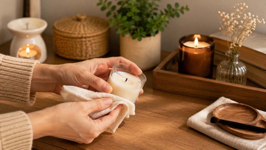 Giữ bề mặt sáp luôn sạch