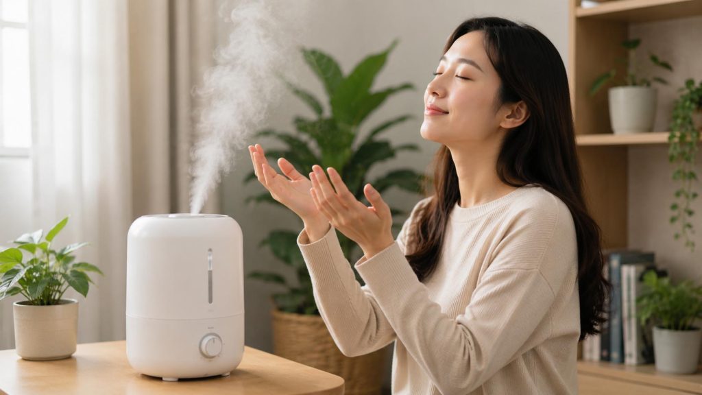 Giữ độ ẩm cho không khí giúp giảm ho