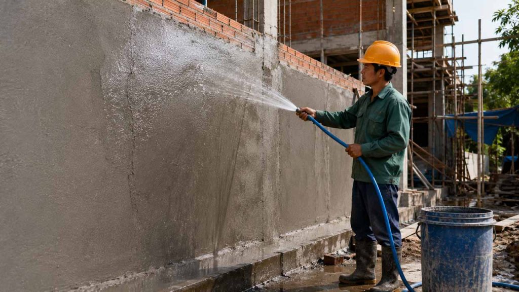 Giữ độ ẩm ổn định khi xây mới