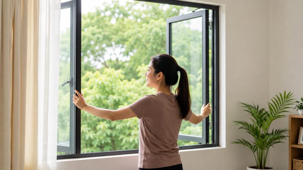 Giữ không gian luôn thông thoáng để hạn chế nấm mốc