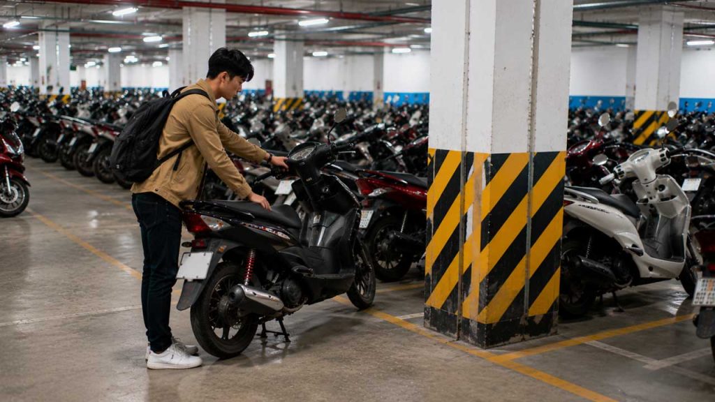 Không nên đổi vị trí xe nhiều lần