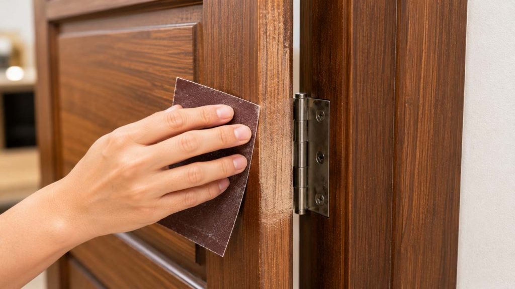 Khắc phục cửa gỗ bị giãn nở