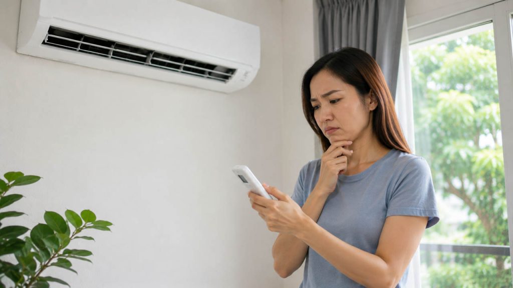 Không bật tắt điều hòa liên tục để tránh tốn điện