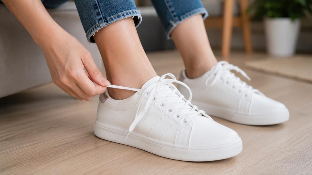 Không buộc dây giày quá chặt để tránh đau chân